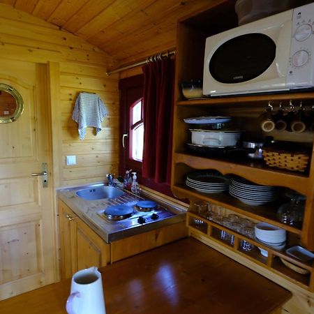 Les Roulottes De La Ferme Des Chanaux Saint-Julien-d'Ance Esterno foto