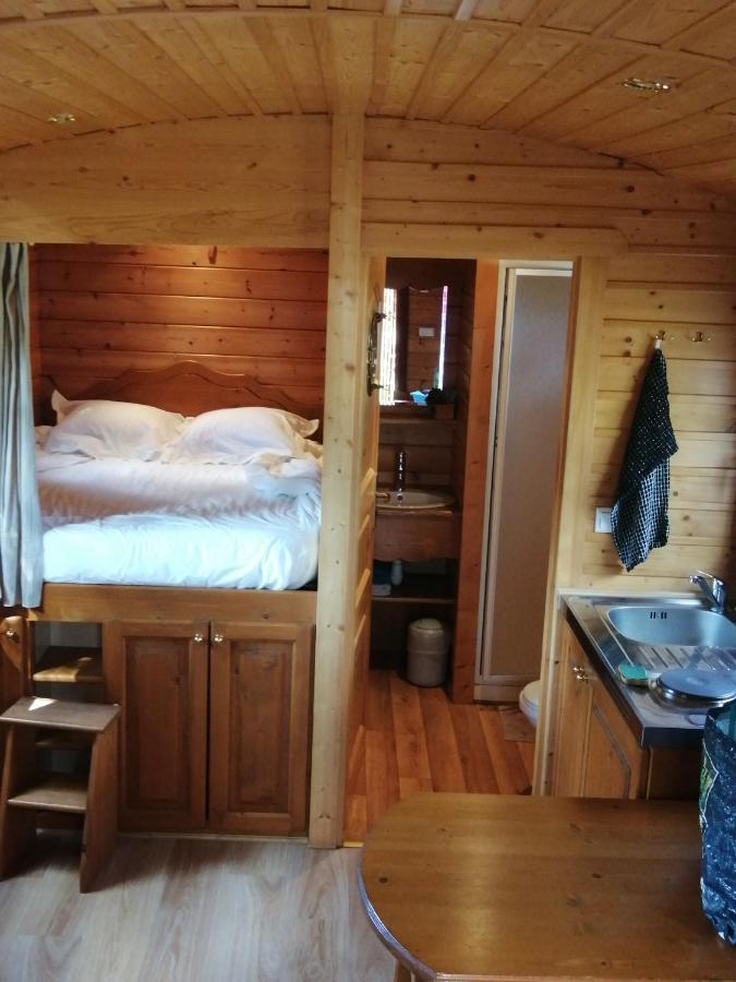 Les Roulottes De La Ferme Des Chanaux Saint-Julien-d'Ance Esterno foto