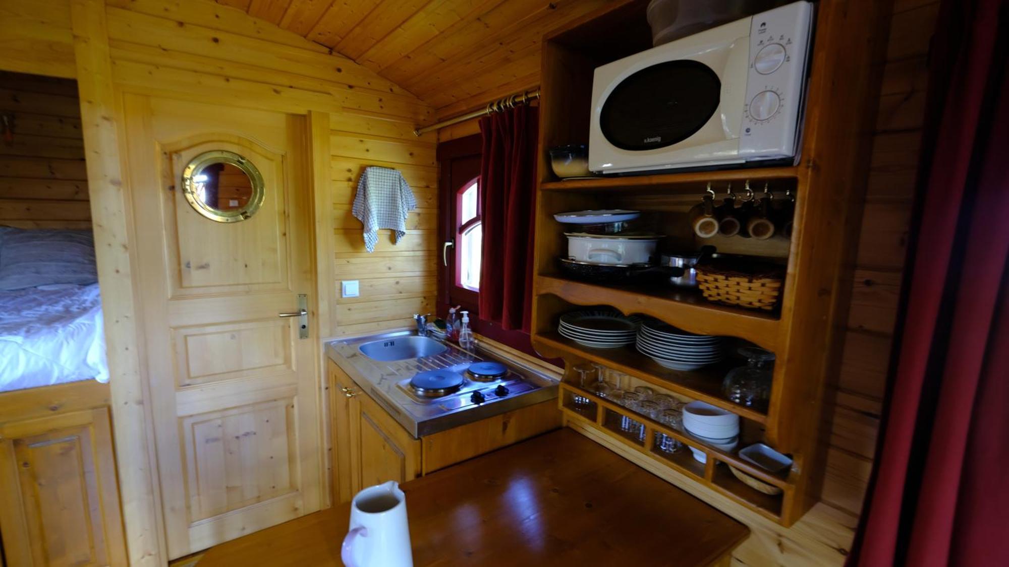 Les Roulottes De La Ferme Des Chanaux Saint-Julien-d'Ance Esterno foto